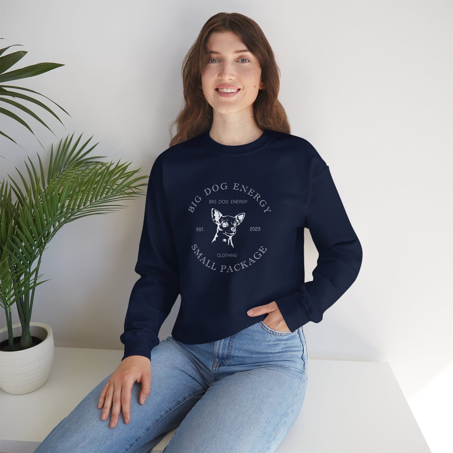 BDE, Small Package | Unisex Heavy Blend™ Crewneck Sweatshirt
