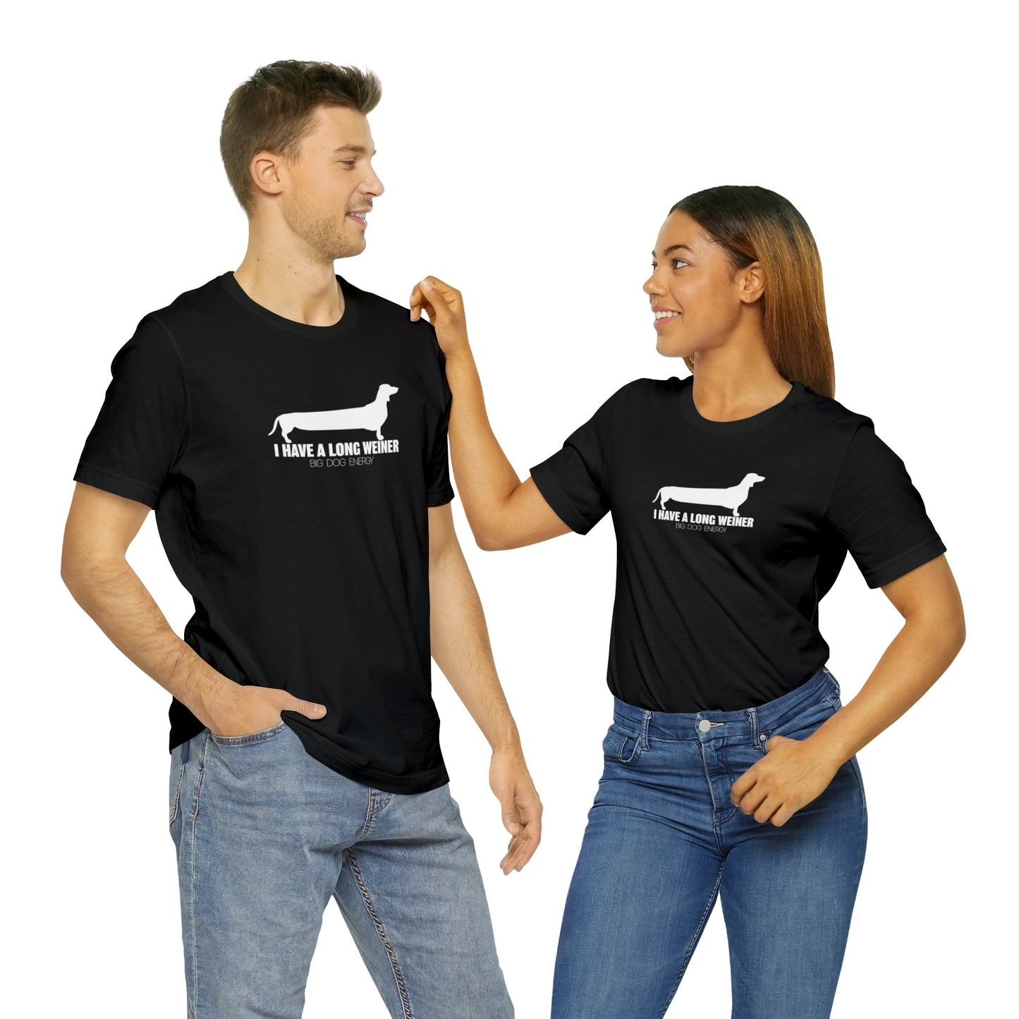 I Have A Long Weiner | Unisex Jersey Short Sleeve Tee