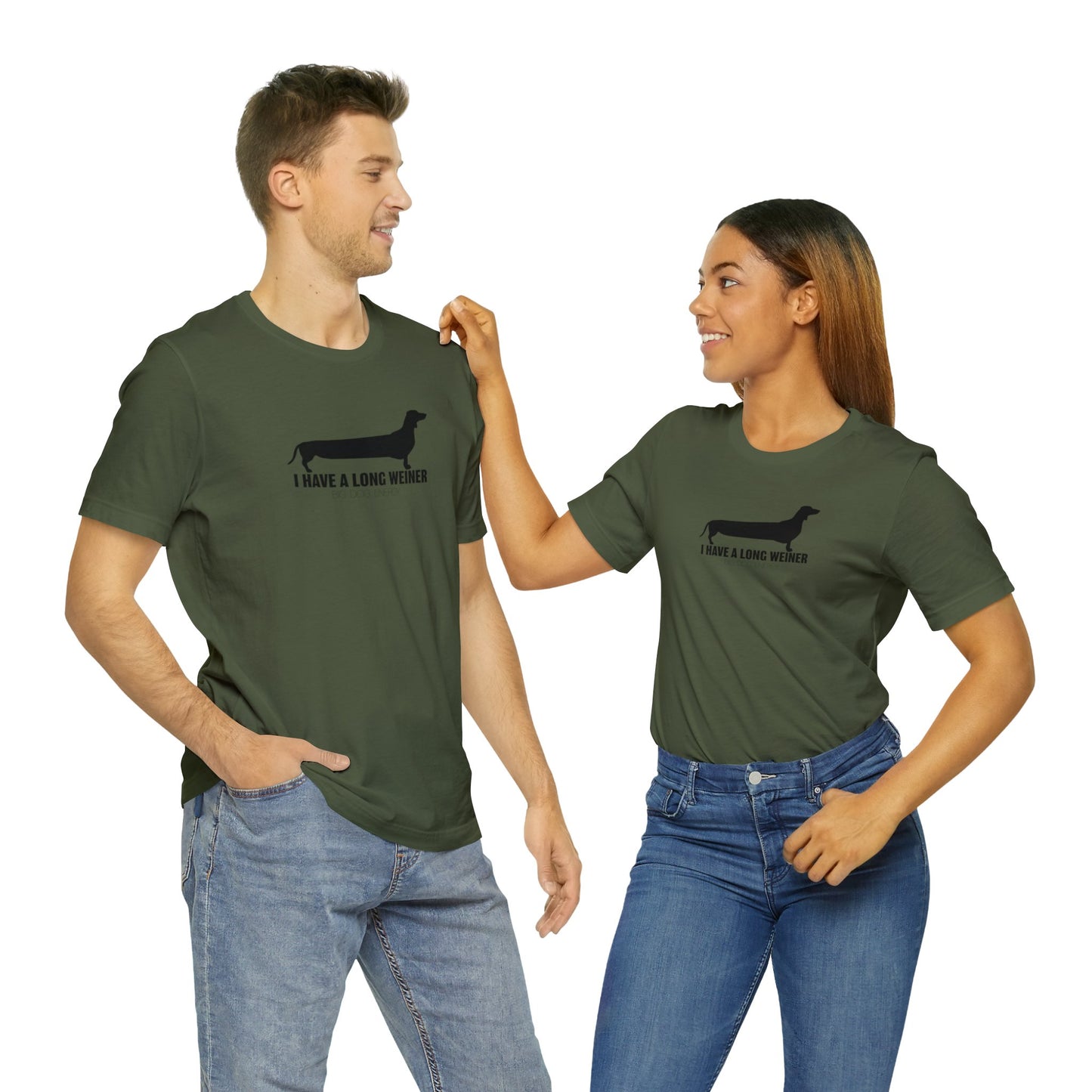 I Have A Long Weiner | Unisex Jersey Short Sleeve Tee