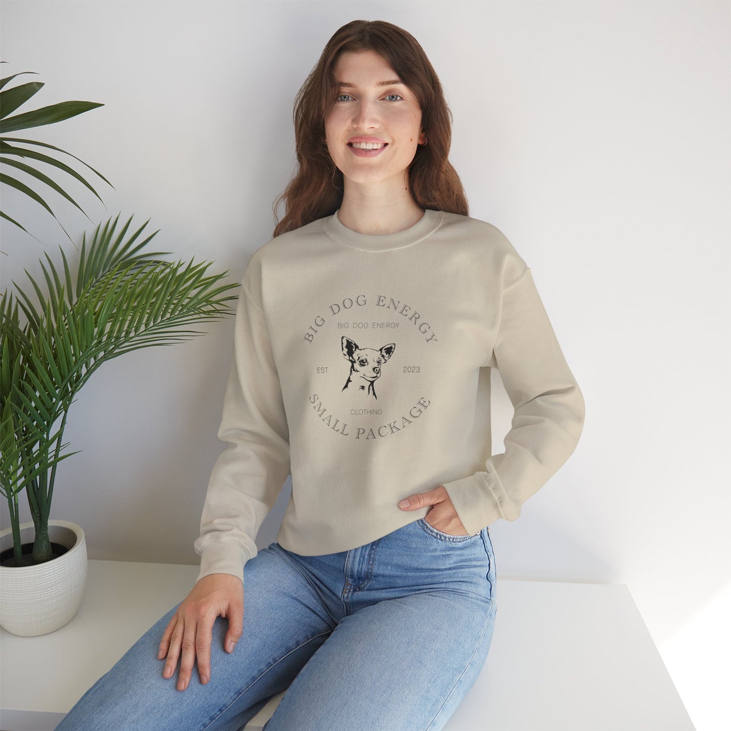 BDE, Small Package | Unisex Heavy Blend™ Crewneck Sweatshirt