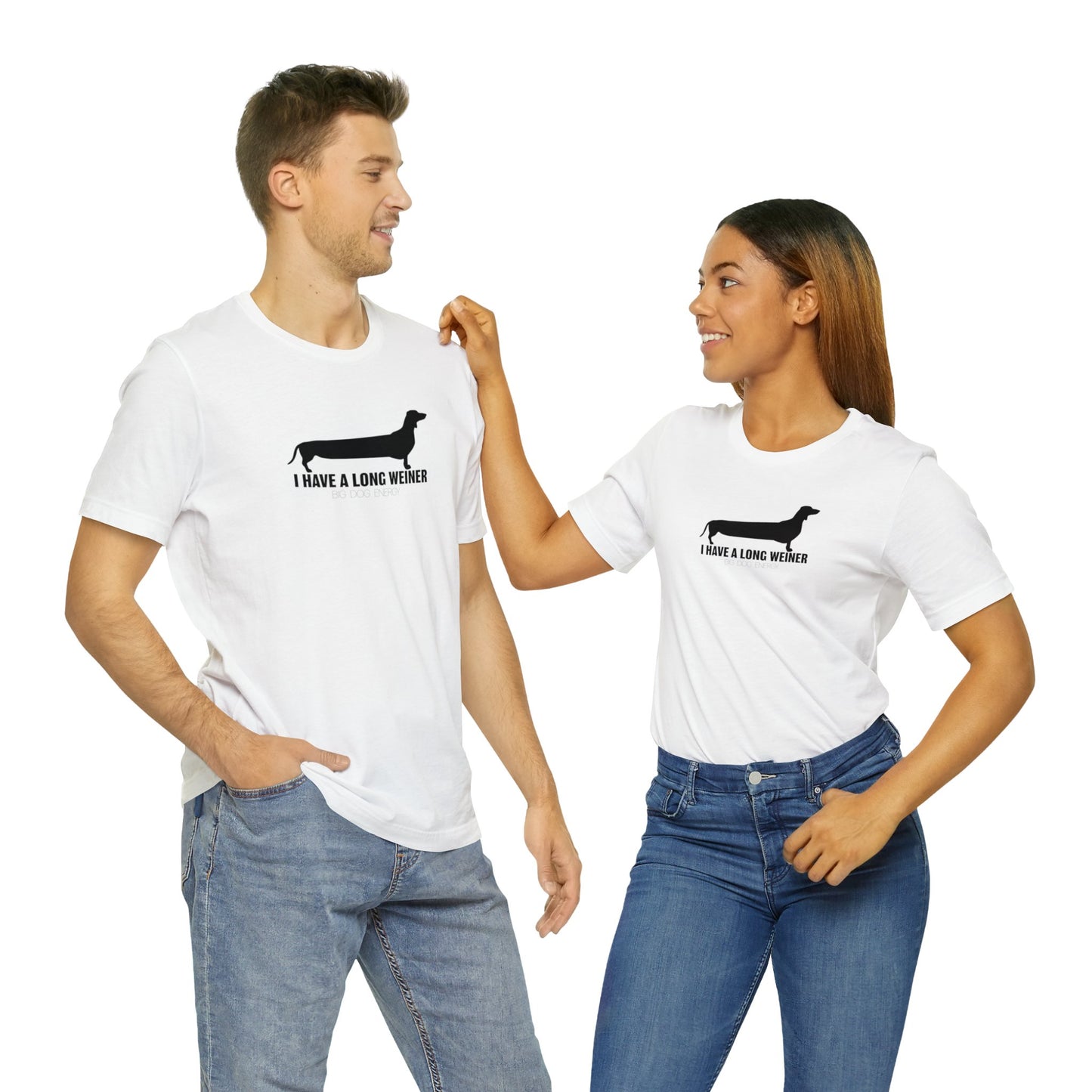 I Have A Long Weiner | Unisex Jersey Short Sleeve Tee