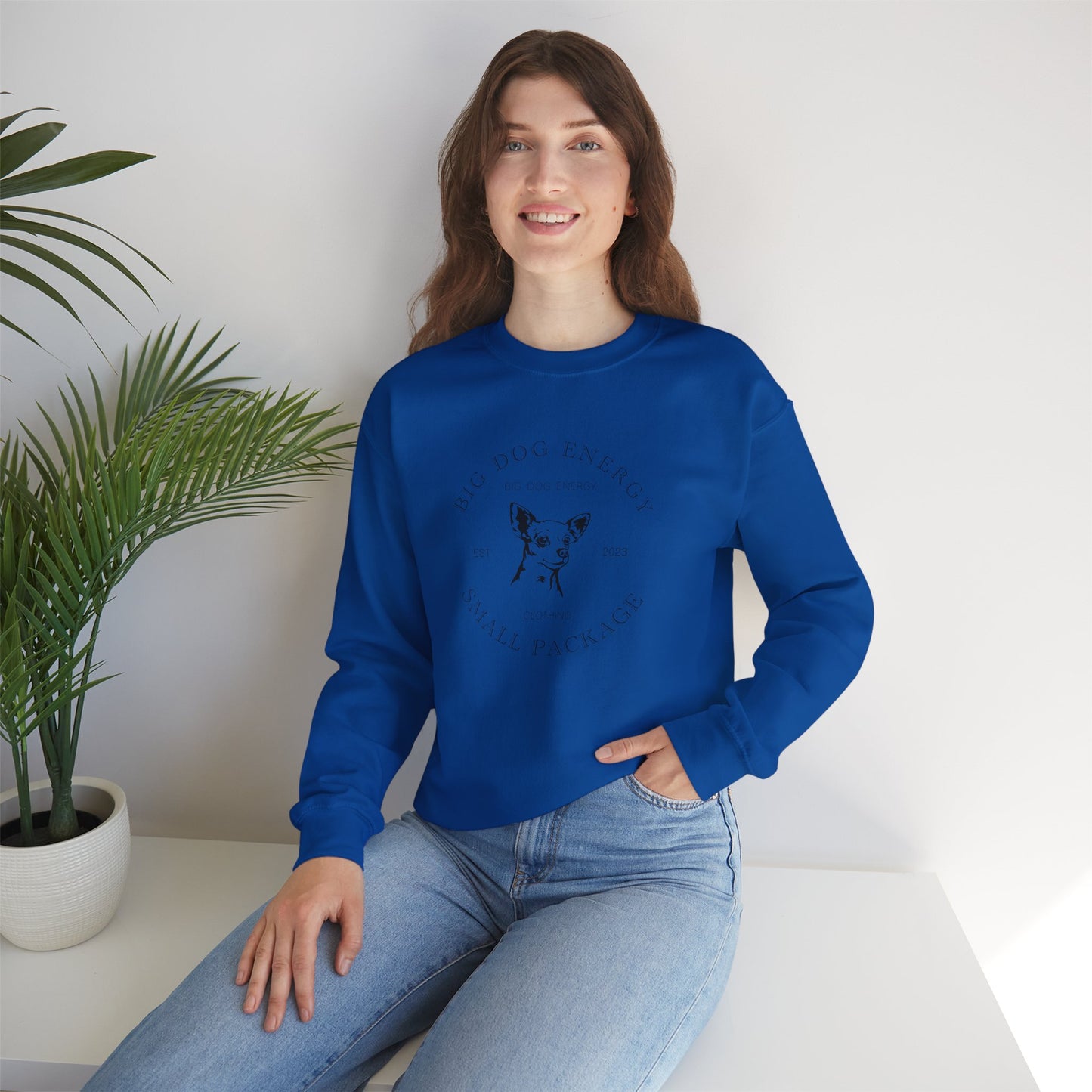 BDE, Small Package | Unisex Heavy Blend™ Crewneck Sweatshirt
