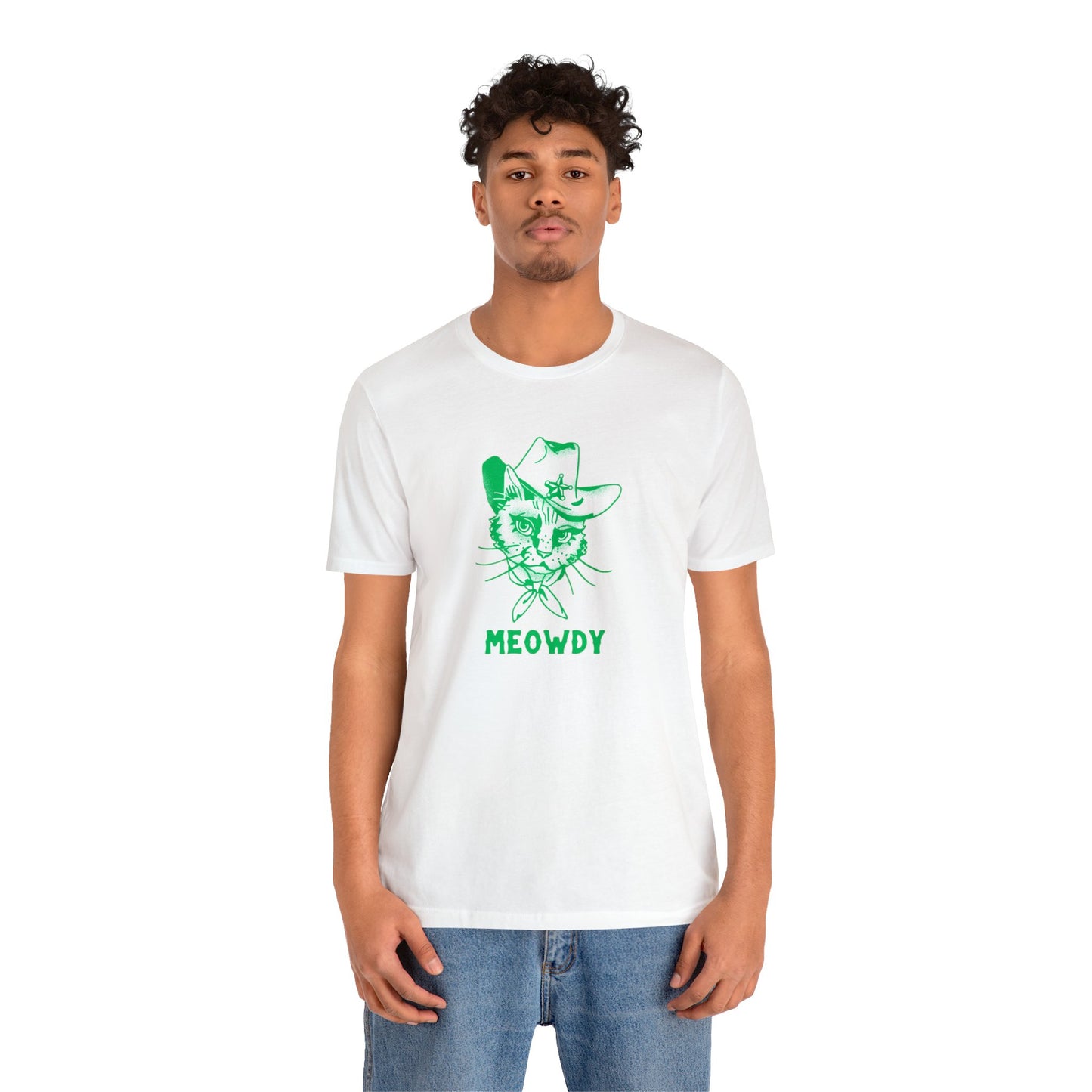Meowdy! | Unisex Jersey Short Sleeve Tee