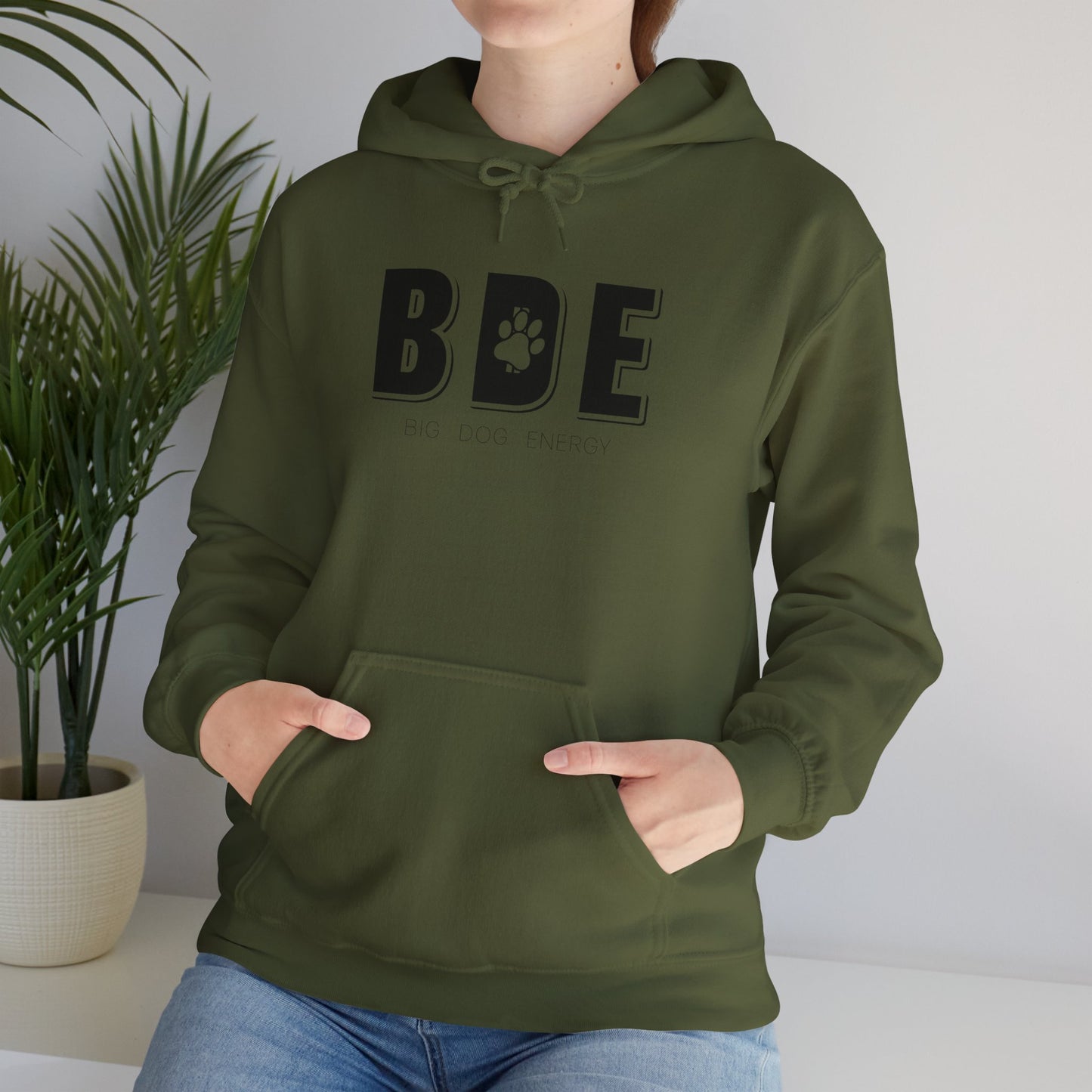 BDE (Big Dog Energy) | Unisex Heavy Blend™ Hooded Sweatshirt